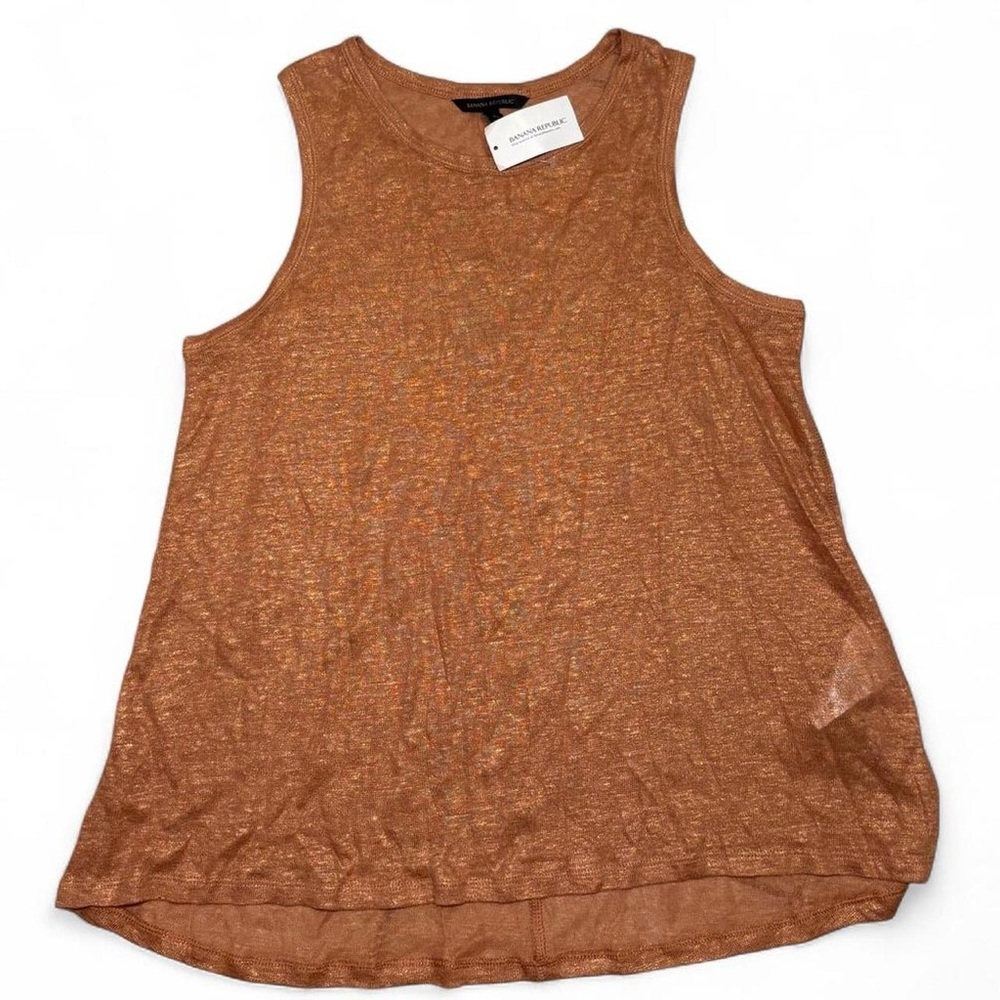 NEW 100% Linen Banana Republic Knit Tank Top Sweater